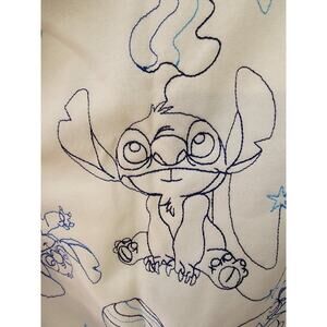 NEW Disney Stitch Zip Up Hoodie Jacket Embroidered NWT Lilo & Stitch XXL 2X